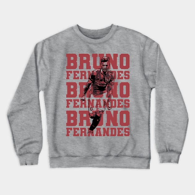 Bruno fernandes Crewneck Sweatshirt by Aloenalone